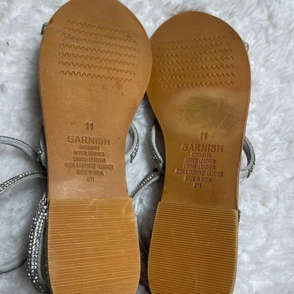 Steve Madden Garnish Rhinestones straps Gladiator Sandals Size 11 - Picture 6 of 6